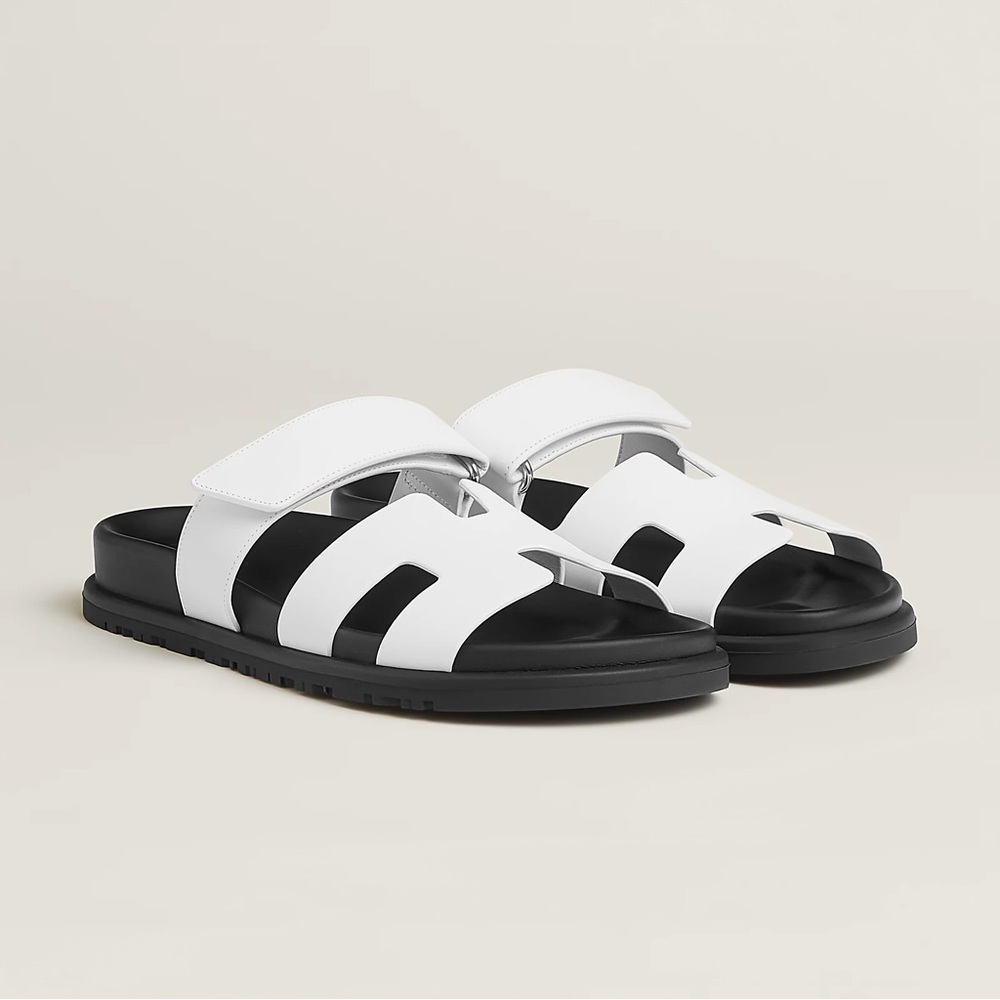 Hermes Chypre Sandals White (W)